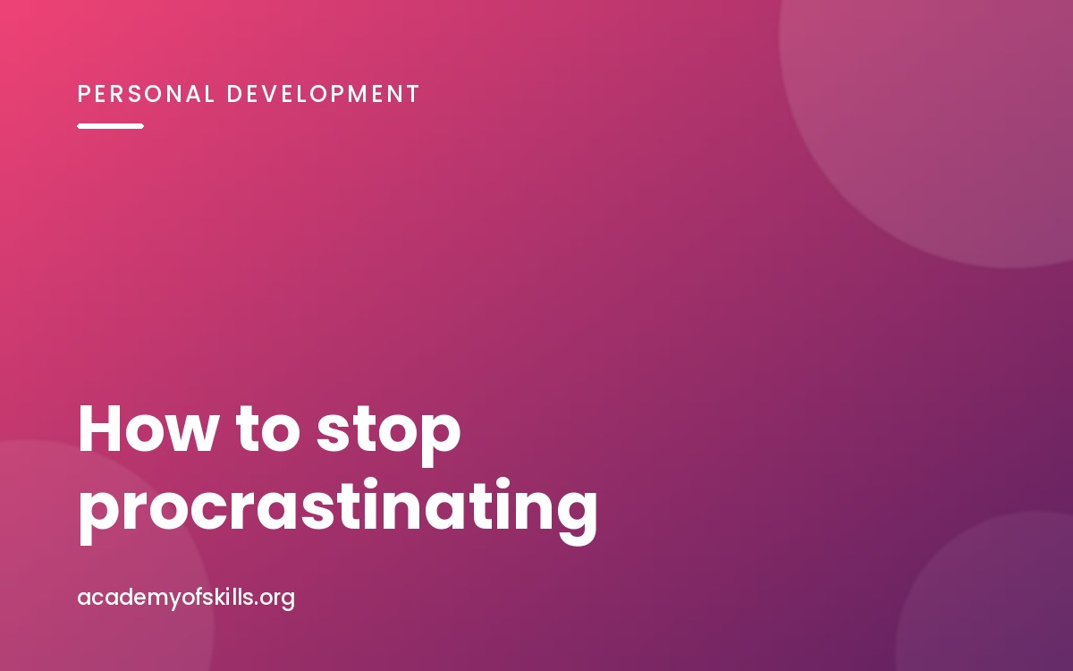 How to Stop Procrastinating (It Is Not About Discipline)